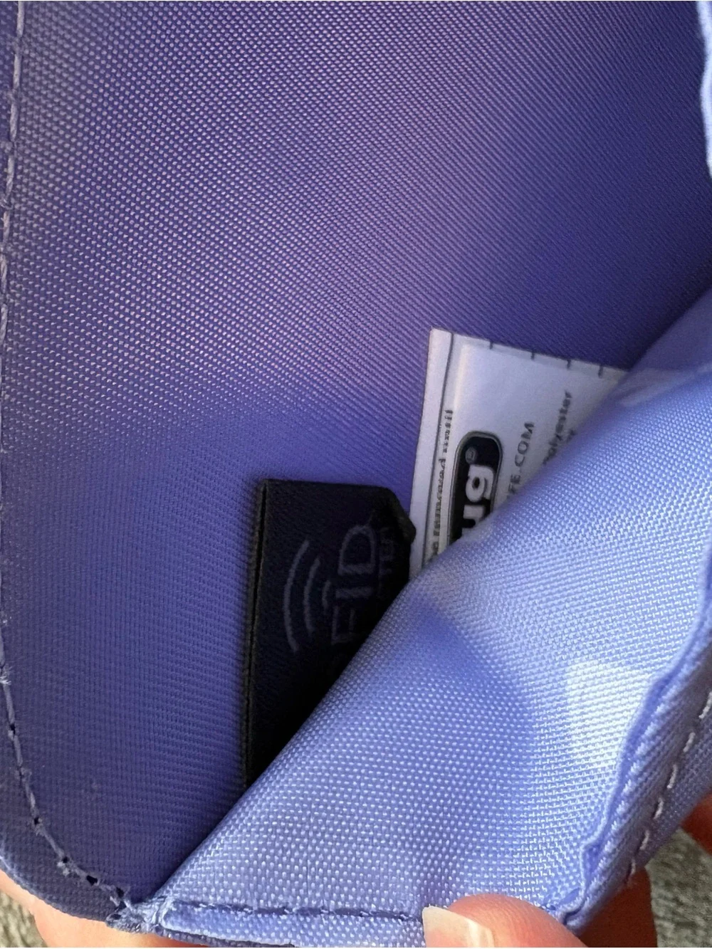 lug Quilted Lavender Legacy Minuet Wallet - Picture 5 of 6